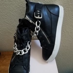 Chain Wedge Sneakers